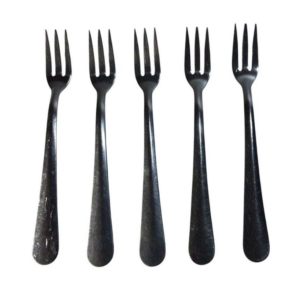 Capco Cocktail Seafood Forks Taiwan 5.5 Inches Long Lot of 5